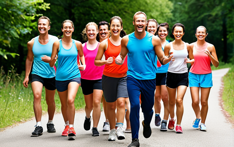 **A cheerful sports leader (man or woman) leading a group of people in an outdoor recreational activity. Emphasis on energy and positive interaction.** (This prompt visualizes the general idea of a recreational sports leader.)